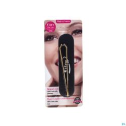 Pince A Epiler M.crabe Biais Inox Dore