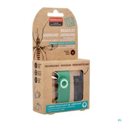 Manouka Bracelet A/moustiques Uni Vert