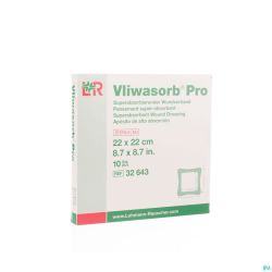 Vliwasorb Pro Pansement 22x22cm 10 32643