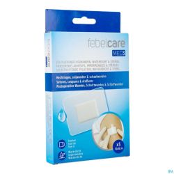 Febelcare Med3 Pans. Adh. Ster. Wtp 8x10cm 5