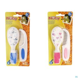 Nûby Set Brosse & Peigne - 3m+