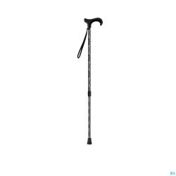 Sanico Canne Marche Rby Fleur Noir/blanc Mq 540