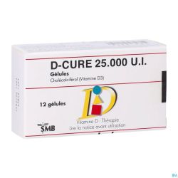 D-cure 25000ui Gelules 12