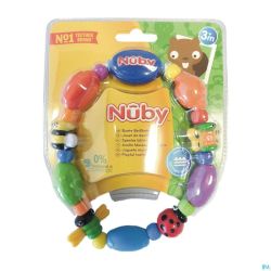 Nûby Anneau de dentition rigide et souple Bug-a-Loop™ - 3m+              