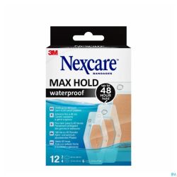 Nexcare 3m Maxhold Wtp Assortiment 3 Tailles 12