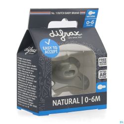 Difrax Sucette Natural 0-6m Uni/pure Assorti