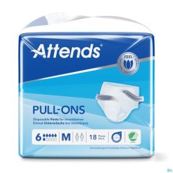 Attends Pull-ons 6 M 1x18