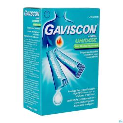 Gaviscon Advance Susp.orale Menthe Ud Sach 20x10ml