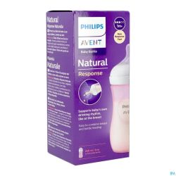 Philips Avent Natural 3.0 Biberon Rose 260ml