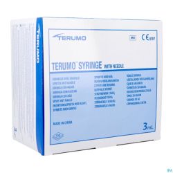 Terumo Seringue 3ml + Aiguille 23g 1 St 25x6mm 100