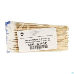 Porte-coton Bois 15cm 100 Pontos