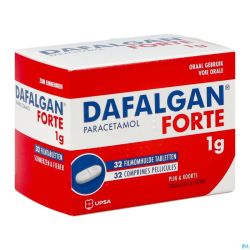 Dafalgan forte sec 1g tabl 32