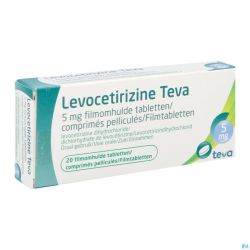 Levocetirizine Teva 5mg Comp Pell 20 X 5mg