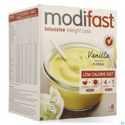 Modifast Intensive Vanilla Flavoured Pudding 8x55g