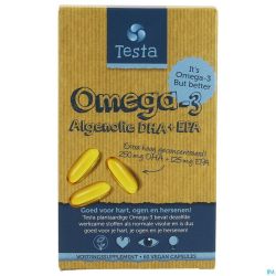 Testa Omega 3 Huile Algues Dha/epa Softgels 60