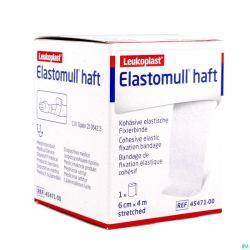 Elastomull Haft Bande Fix. Cohesif 6cmx4m 4547100