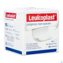 Leukoplast Compress N/woven N/st. 10cmx10cm 100