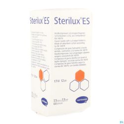 Sterilux Es 7,5x7,5cm12pl.nst 100 P/s