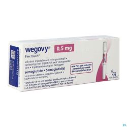 Wegovy 0,5mg Flextouch Sol Inj Stylo Prer. 3ml
