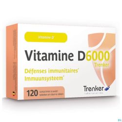 Vitamine D6000 Trenker Comp 120