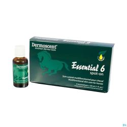 Dermoscent Essential 6 Spot-on Cheval Pipet 4x30ml