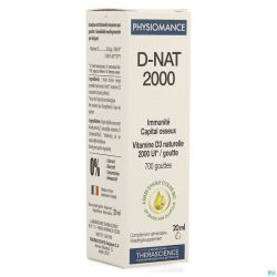 D-nat 2000 Fl Gutt 20ml Physiomance Phy341