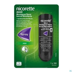 Nicorette Mint 1mg Spray Buccal S/sucre 150