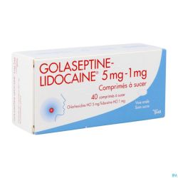 Golaseptine Lidocaine Comp A Sucer 40