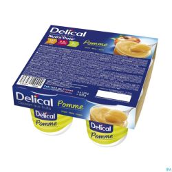 Delical Nutra Pote Pomme Pomme 4x125g