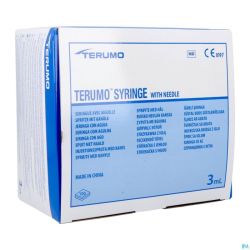 Terumo Seringue 3ml + Aig.21g 1 1/2 St 40x8mm 100