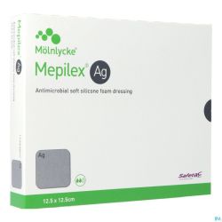 Mepilex Ag Pansement Steril 12,5x12,5cm 5 287121