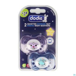 Dodie Sucette Anatomique Silic. +18m Nuit 2