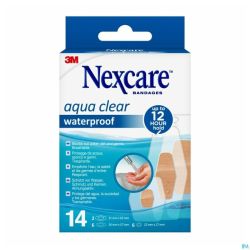 Nexcare 3m Aqua Clear Wtp Assortiment 14