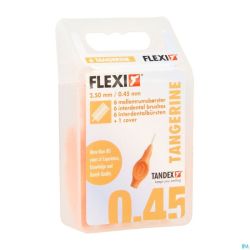 Flexi Orange Brossette Ultra Fine Interdentaire 6