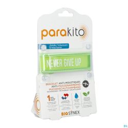 Para'kito Bracelet Adulte Never Give Up Vert