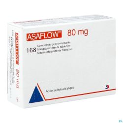 Asaflow 80mg Comp Gastro Resist Bli 168x 80mg