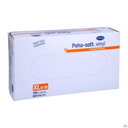 Peha-soft Vinyl Non Poudrés Xl100 P/s