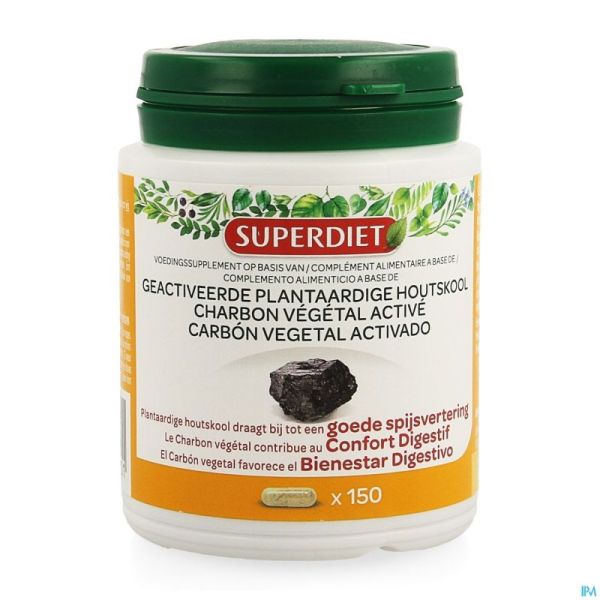 Superdiet Charbon Vegetal Active Caps 150