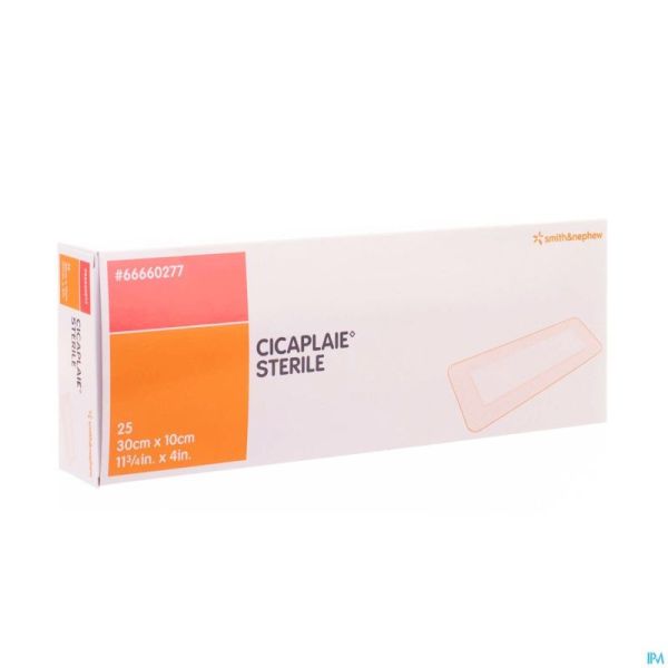 Cicaplaie Pans Sterile 30,0cmx10cm 25 66660277