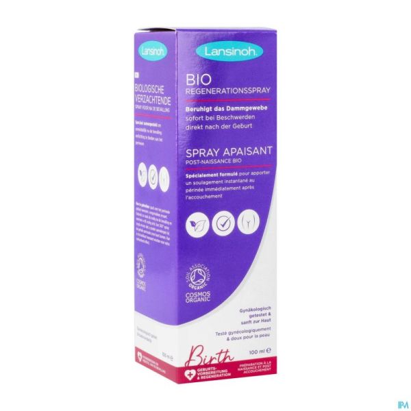 Lansinoh Spray Apaisant Post-accouchement Bio100ml