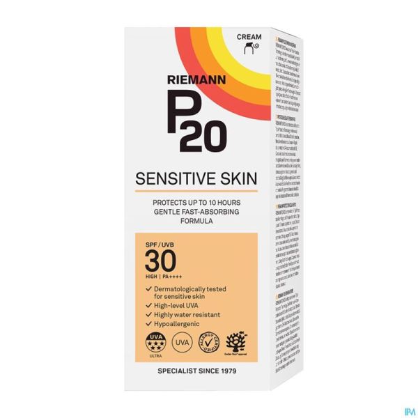 P20 Creme Solaire Sensitive Skin Spf30 200ml