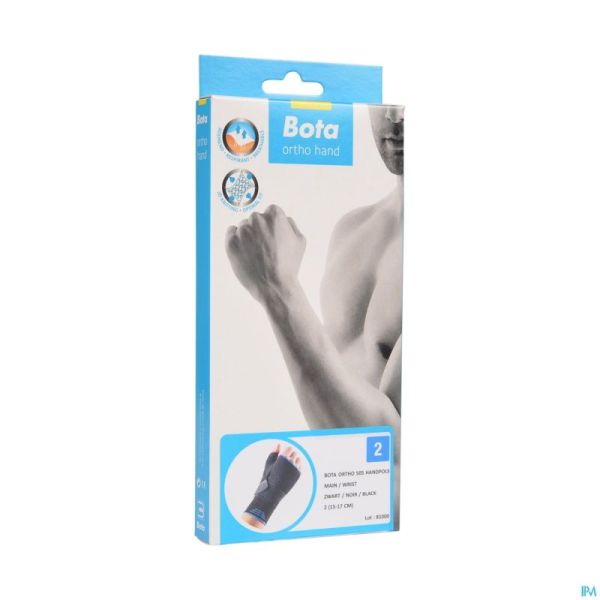 Bota Ortho Serre Poignet Main 505 Noir N2
