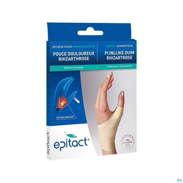 Epitact orthese propriocept. souple pouce gauche l