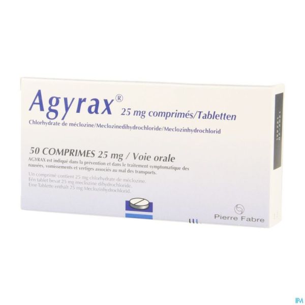 Agyrax 25mg Comp 50