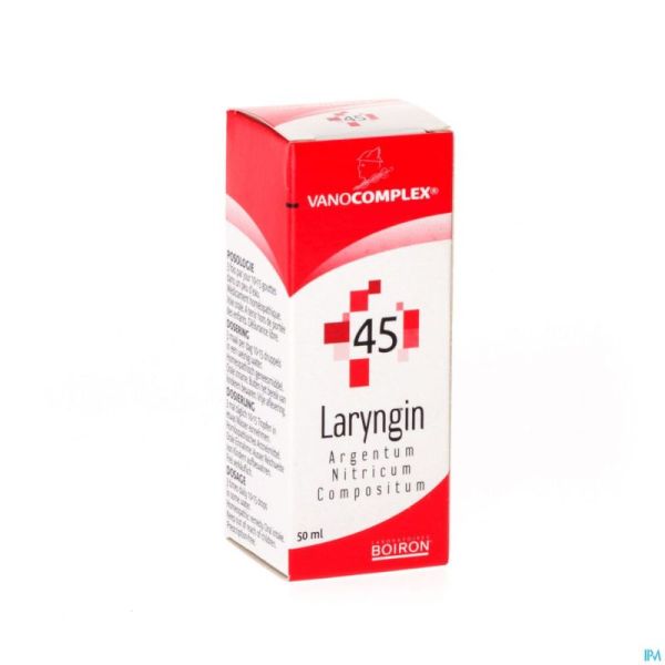 Vanocomplex N45 Laryngin Gutt 50ml Unda