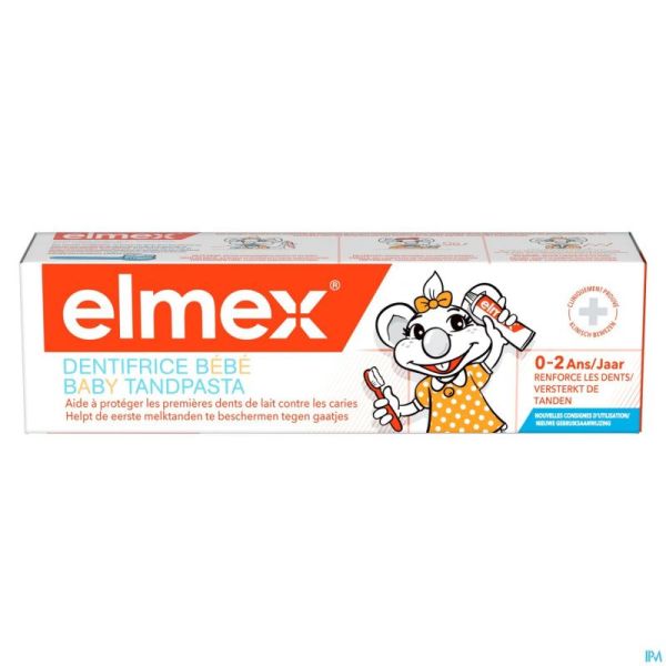 Elmex Dentifrice Bebe 0-2a 50ml Nf