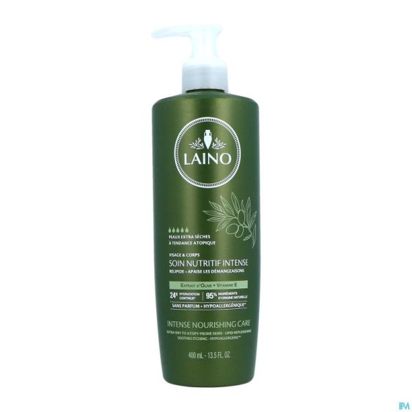 Laino Lait Nutritif Intense Olive Fl Pompe 400ml