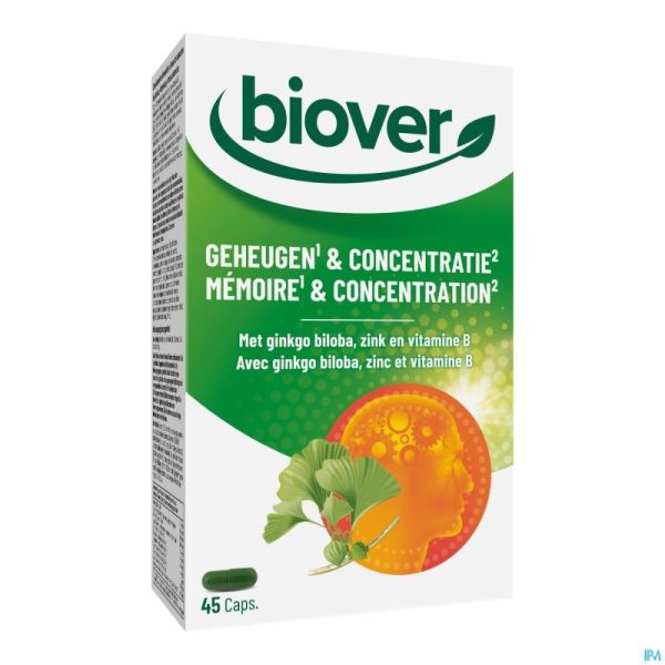 Biover Memoire Et Concentration Caps 45