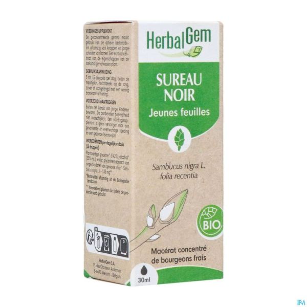 Herbalgem Sureau Noir Bio 30ml
