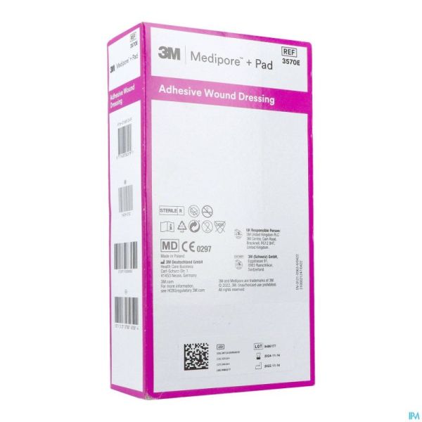 Medipore + Pad 3m 10x20,0cm 25 3570e